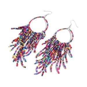 Bohemian Bead Dangle Earrings